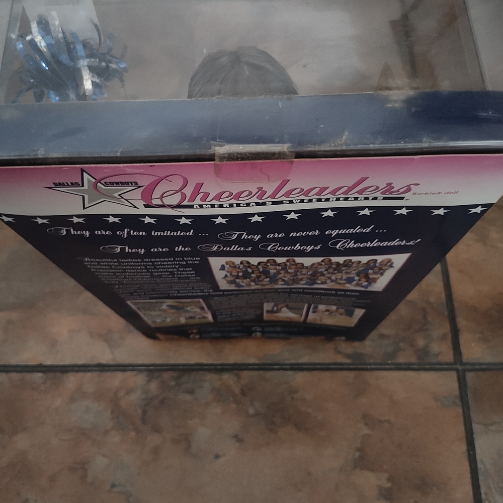 Mattel Collectors Edition Latina Dallas Cowboys Cheerleader Barbie Doll - Picture 12 of 15